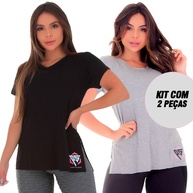 Blusa Tapa Bumbum Fitness: Kit 2 Conforto e Estilo - imagem 1
