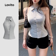 Blusa Xadrez Lovito: Estilo Casual e Conforto - imagem 1
