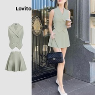 Blusas e Calças Lovito: Elegância com Botões - imagem 1
