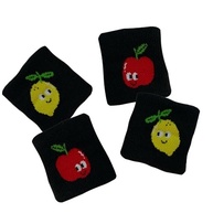 Kit 2 Munhequeiras para Babador BLW Frutas - Proteção e Estilo na Introdução Alimentar - imagem 2