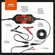 Carregador e Mantenedor BLACK+DECKER BM3B: Bateria 6V/12V Sempre Pronta! - imagem 4
