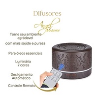 Difusor Aromatizador Ultrassônico 700ml com LED Cromoterapia - Flores Bmax - imagem 4