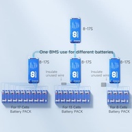 100BALANCE 150A Smart BMS: Controle Total da sua Bateria com Tela LCD 4.3" e Wi-Fi - imagem 5