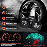 Kit 4 Sensores TPMS 433MHz Programados para BMW, Audi, Aston Martin - Monitore sua Pressão! - imagem 4