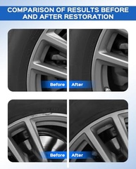 Tinta de Retoque para Jantes Preta Fosca – Reparo DIY de Arranhões para Rodas BMW - imagem 3