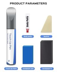 Kit de Reparo de Tinta Metálica Titan Silver 354 - Compatível com BMW | Caneta de Retoque para Arranhões - imagem 3