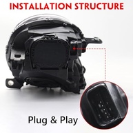 Farol de LED com Animação Dinâmica para BMW Mini Cooper R60/R61 (2011-2016) - Upgrade Visual e Segurança - imagem 5