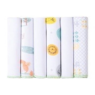 Kit Paninho de Boca Bebê 6 Unidades 100% Algodão 30x30cm - Maciez e Conforto para o Cuidado do Seu Pequeno - imagem 2
