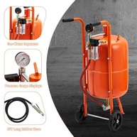 Máquina Jateadora de Areia 20 Galões: Limpeza Profissional com 60-110 PSI e 4 Bocais de Cerâmica - imagem 5