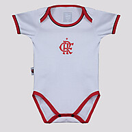 Body Flamengo Americano Branco – Estilo e Conforto para seu Bebê - imagem 1