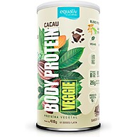 Body Protein Veggie Equaliv Cacau 418g: Suplemento Vegetal - imagem 1