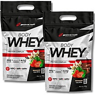 Body Whey Protein: Kit 2x 900g para Massa Muscular - imagem 1