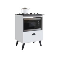 Balcão para Forno e Cooktop 4 Bocas Bogotá Branco – Design Moderno e Funcionalidade Inteligente - imagem 2