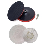 Kit Completo para Polimento Automotivo com Boina de Lã 8" + Suporte 180mm + Adaptador Furadeira - imagem 1