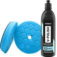 Kit Polidor de Refino e Lustro V-Polish 500ml + Boina de Espuma Colmeia 5" Leadmax - Vonixx - imagem 1