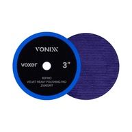 Boina Veludo Voxer Azul Refino 3 2500grit Vonixx. Boina de 3 polegadas para polimento automotivo, etapa refino - imagem 1