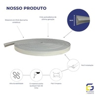 Boiserie Moldura Roda Meio de Eva Autocolante Sirius 4cmx1,5cm - 5 Metros Cinza | Decore com Estilo e Facilidade - imagem 3