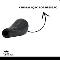 Manopla Bola Câmbio Automático Prata para Citroën Aircross, C3 e C4 - Estilo Moderno - imagem 3