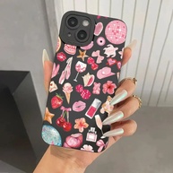 Capinha Xiaomi: Bola de Cristal Rosa e Cerejas ✨ - imagem 2