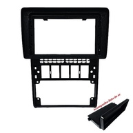 Moldura 9" Flutuante Chines para VW Gol, Parati, Saveiro (Bola G2) - Preta com Duto de Ar - imagem 1