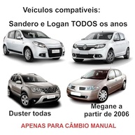 Manopla Bola de Câmbio Logan Sandero Duster Fluence Megane - Lente Cromada Premium - imagem 5