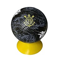 Bola de Futebol Corinthians Nº5 Preta Dourada Oficial - Jogue com o Timão! - imagem 1