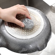 8 Peças Esfregão Aço Inoxidável - Bola de Arame Resistente e Não Arranha para Limpeza Profunda - imagem 4