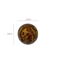 Bola Cerâmica Decorativa Marmorizada Média - Enfeite Elegante para Fruteira e Ambientes (Creme) - imagem 5