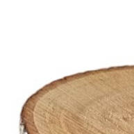 Bolacha de Mogno Africano 20-25cm: Kit com 8 Peças - imagem 1