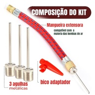 Kit 5 Bicos para Bomba de Ar: Encha Bolas, Pneus e Boias com Facilidade! - imagem 5