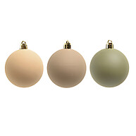 Bolas de Natal Peroladas em Tubo 8cm - Decoração Sofisticada - imagem 1