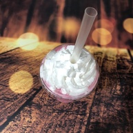 Copo Milkshake 300ml: 100 Unidades com Tampa Bolha - imagem 2