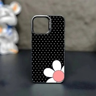 Capa iPhone: Bolinhas Preto e Branco - Proteção Premium - imagem 2
