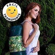 Colchonete Casal Camuflado 190x130cm com Bolsa - imagem 2
