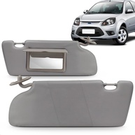 Par Quebra Sol Cinza Ka 2008-2013 com Espelho e Bolsa - Newtec - imagem 1