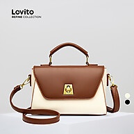Bolsa de Ombro Lovito Refine: Elegante e Urbana com Bloqueio de Cor - imagem 1