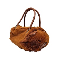 Bolsa de Pelúcia Capivara: Fofura e Praticidade! - imagem 1