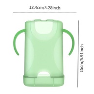 Kokiya Suporte para caixa de, bolsa de compressão, antiderramamento, sem sujeira, fácil de segurar, de qualidade alimentar, bolsa de armazenamento para, Verde - imagem 4