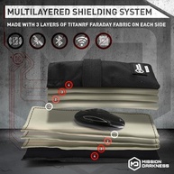 Mission Darkness Faraday Bolsa para Keyfobs (pacote com 2) // Capa protetora de blindagem RF para Smart Always On Chaves Transmissores de Segurança de Veículos Eletrônicos Pequenos - imagem 5
