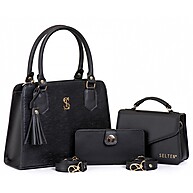Bolsa Feminina Transversal: Kit Completo + Carteira - imagem 1