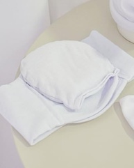 Cinta Anticólica para Bebê com Bolsa Térmica de Camomila e Grãos Naturais – Alívio Natural e Conforto em Malha 100% Algodão - imagem 2