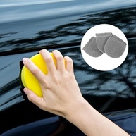 10 Almofadas Aplicadoras de Cera para Carro - Espuma Macia com Bolso para Dedos - imagem 3