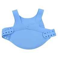Babador Infantil Silicone Azul com Bolso Coletor - Seguro, Ajustável e Ideal para BLW - imagem 4