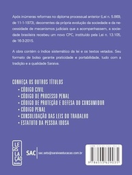 Código de Processo Civil Saraiva de Bolso 2024: Sua Legislação Essencial Sempre à Mão - imagem 3