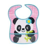 Babador com Bolso Panda Impermeável - Proteção e Estilo para Bebês - imagem 1