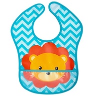 Babador Impermeável com Bolso Leão Colorido - Proteção e Estilo para Bebês - imagem 2