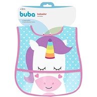 Buba Babador Com Bolso Impermeável - Unicórnio Champagne para Bebês - imagem 4