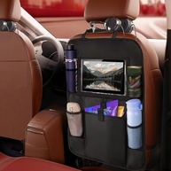 Organizador de Carro Banco Traseiro: Proteção, Tablet e 6 Bolsos para Viagens Tranquilas - imagem 1