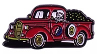 Pickup Truck Lightning Bolt Skull Logo Skeleton Driver Driving Rock Music Band 3.1 cm Emblema de pino esmaltado, 1.25 Inches, Esmalte, Esmalte - imagem 1