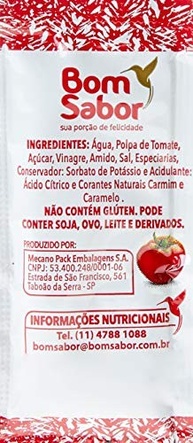 SACHÊ KETCHUP BOM SABOR (182 X 7g) - imagem 3